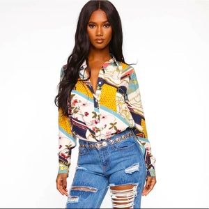 NEW Fashion Nova Amara Blouse